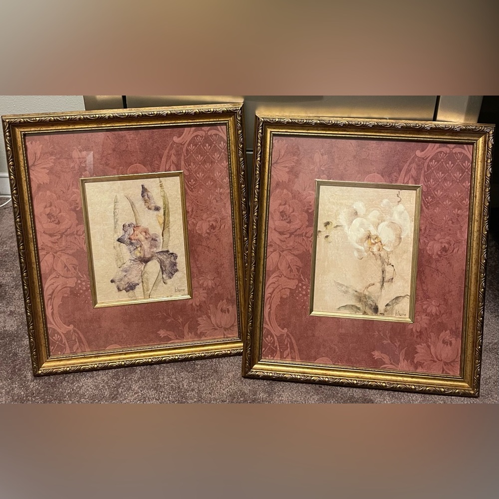 🚫SOLD🚫Oriental Blossom Paintings By Cheri Blum
